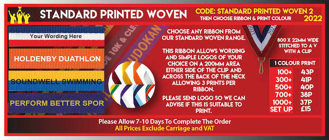 Ribbon WOVEN Printed 2 2022